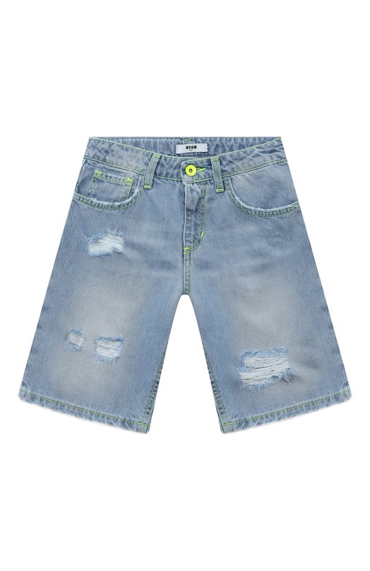 

Джинсовые шорты MSGM kids, Голубой