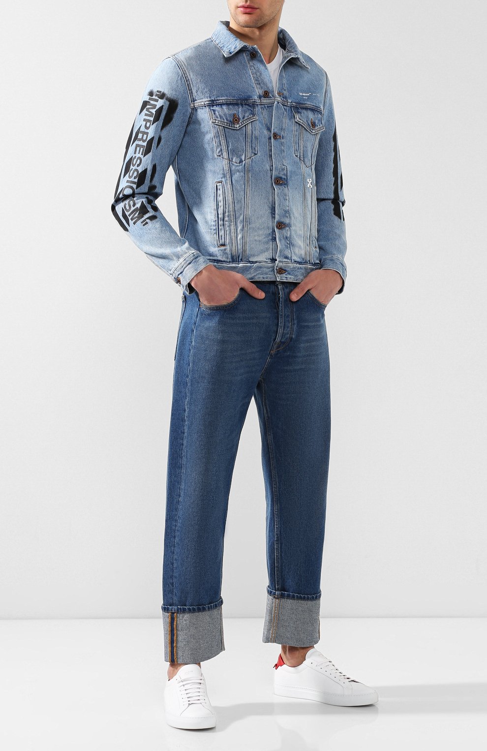 Джинсовая куртка OFF-WHITE, арт. 0MYE005R193860157310, фото 2