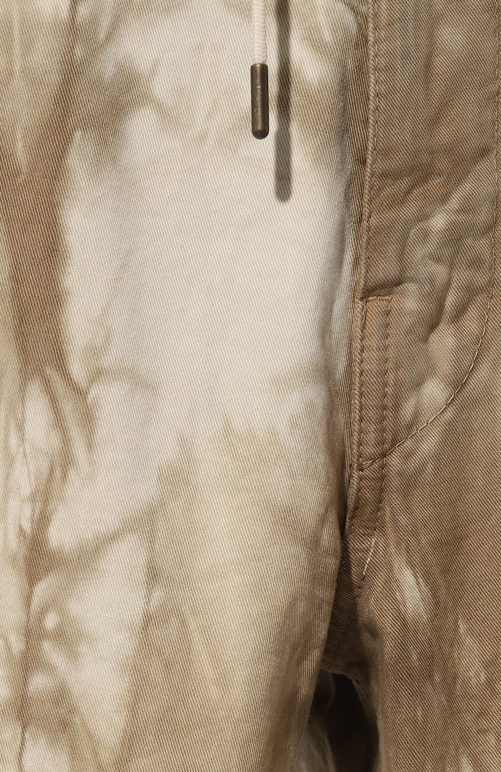 Хлопковые брюки DARKPARK бежевого цвета по цене 67600 руб., арт. WTR02/FAP01W2, фото 5 Хлопковые брюки DARKPARK, арт. WTR02/FAP01W2, фото 5
