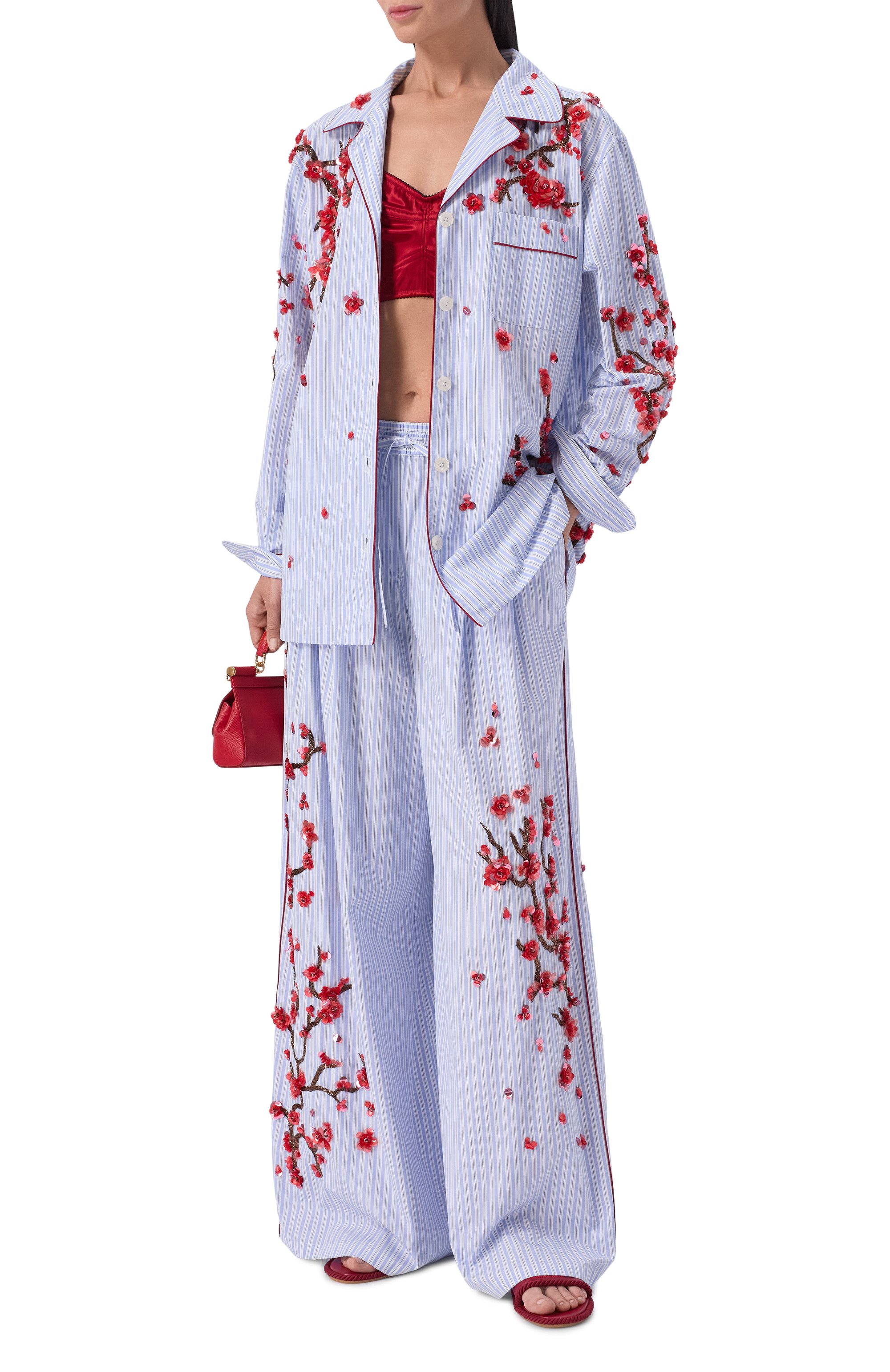 Рубашка из хлопка и шелка DOLCE & GABBANA, арт. F5U41Z/GDDR0, фото 2