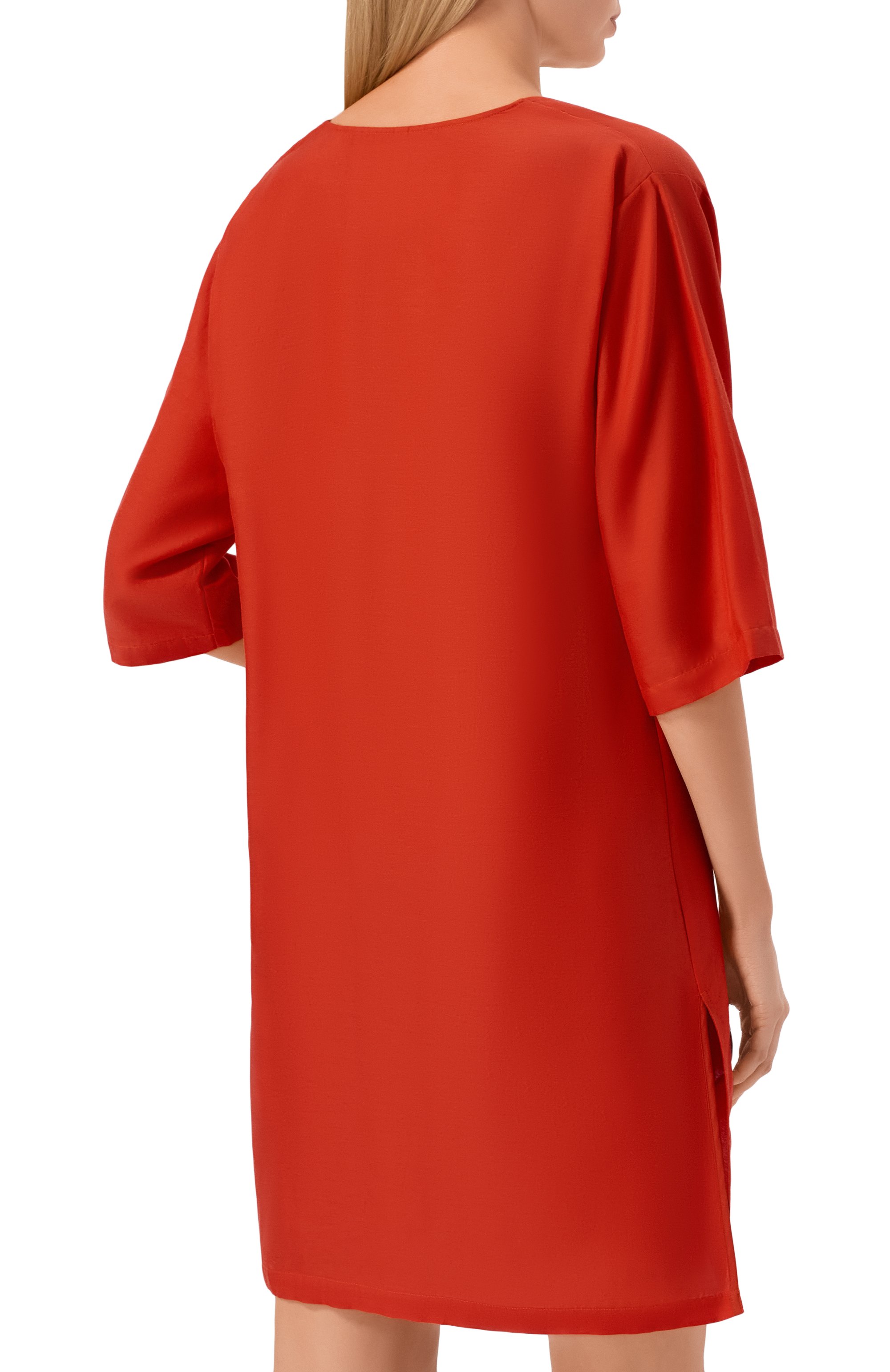 Туника из хлопка и шелка LISE CHARMEL оранжевого цвета по цене 31140 руб., арт. ASB44B8, фото 3 Туника из хлопка и шелка LISE CHARMEL, арт. ASB44B8, фото 3