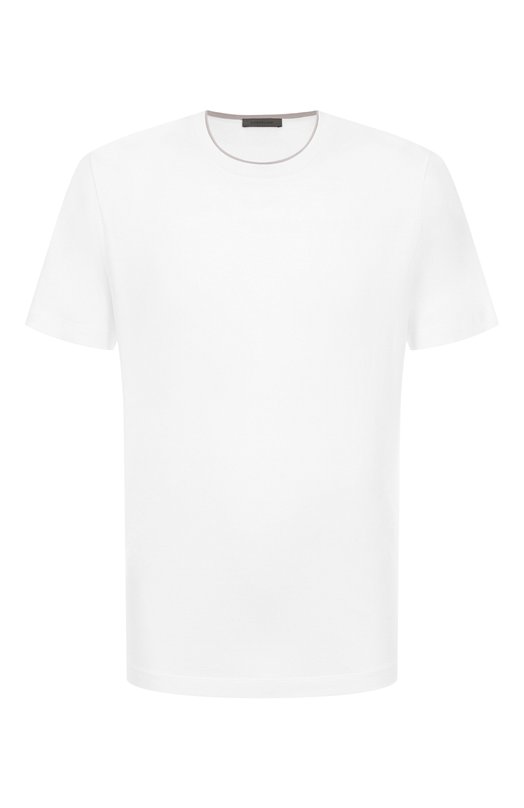 Хлопковая футболка Corneliani 26G571-2625022 Белый 26G571-2625022
