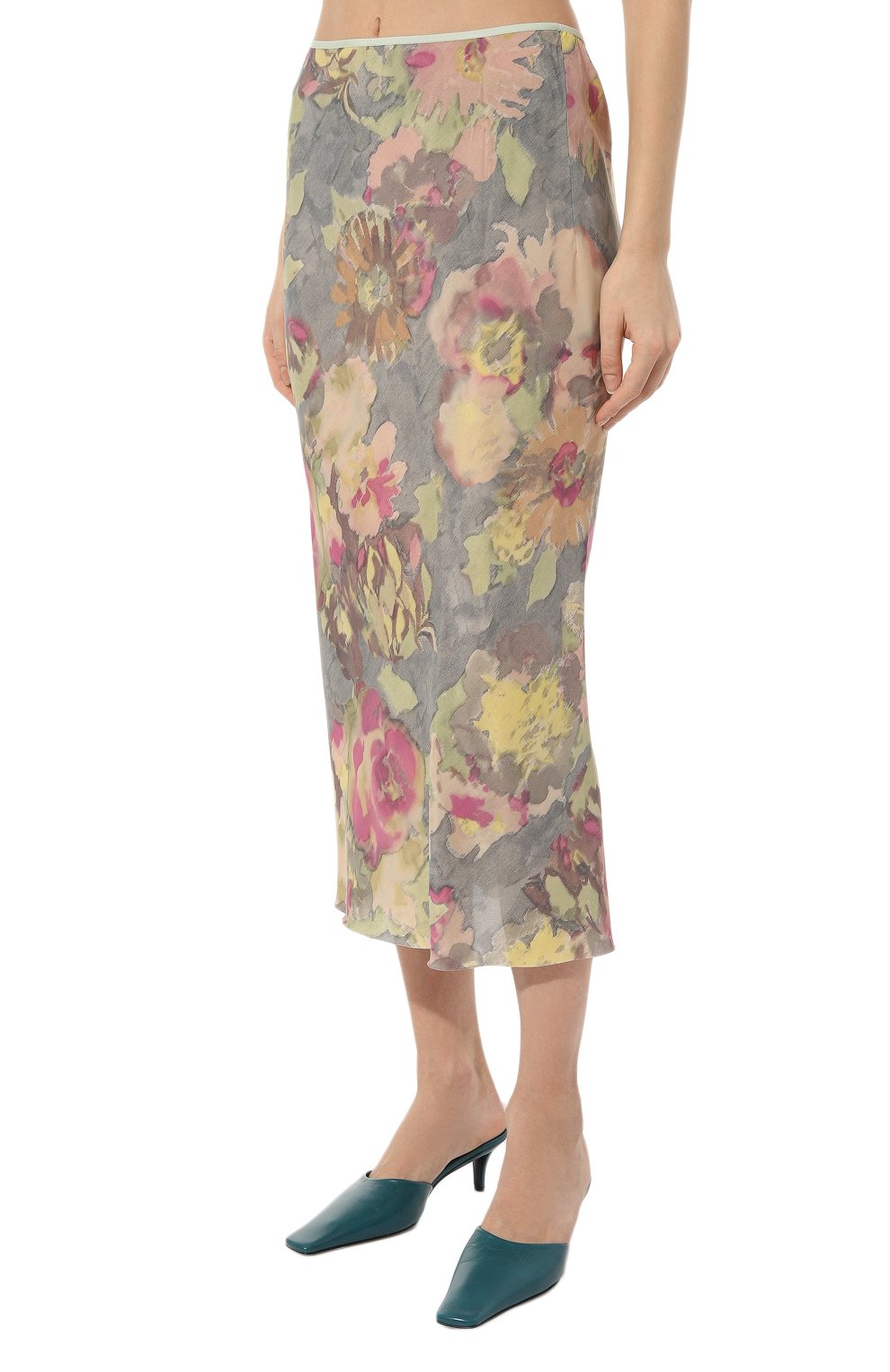 Юбка из вискозы и шелка DRIES VAN NOTEN, арт. 232-010829-7189, фото 3