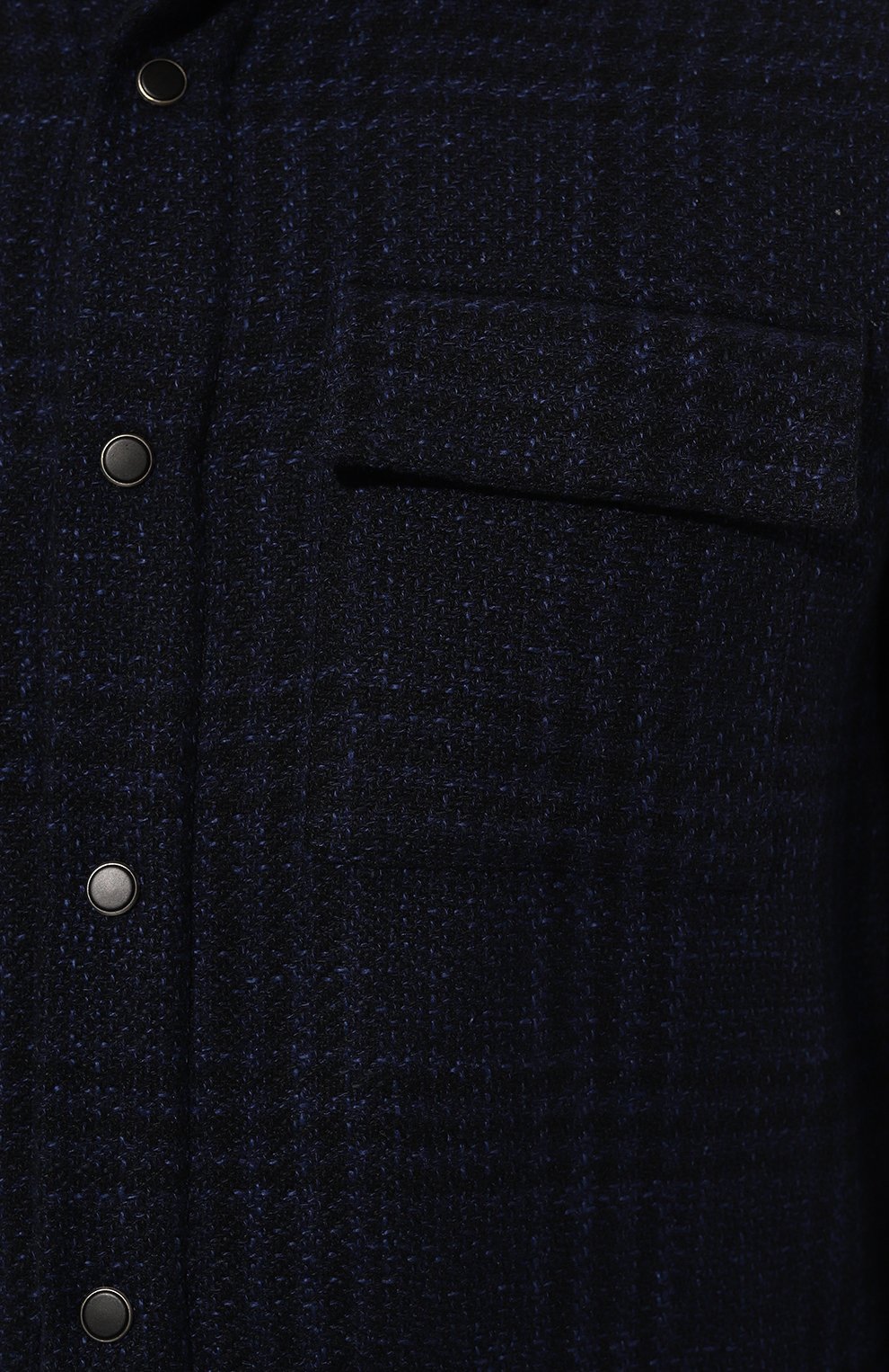 Рубашка из шерсти и шелка KITON, арт. UMCBUBAK0169E15, фото 5