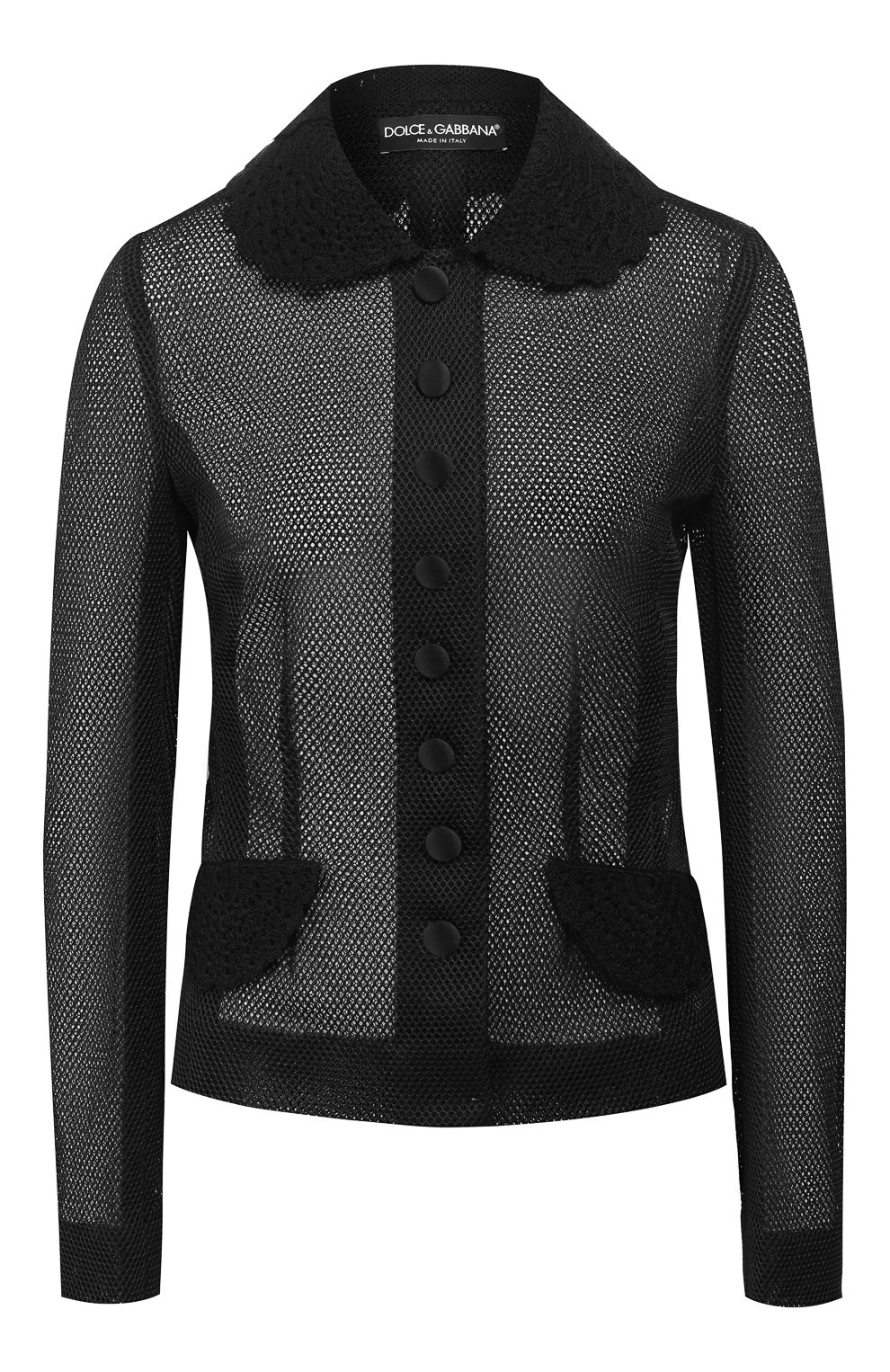 Жакет DOLCE & GABBANA черного цвета по цене 240000 руб., арт. F280TT/GDN08, фото 1 Жакет DOLCE & GABBANA, арт. F280TT/GDN08, фото 1