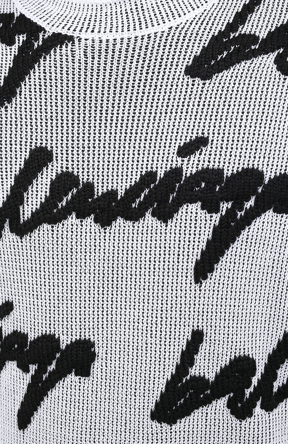Свитер из хлопка и шерсти BALENCIAGA черно-белого цвета по цене 89950 руб., арт. 625985/T3180, фото 5 Свитер из хлопка и шерсти BALENCIAGA, арт. 625985/T3180, фото 5