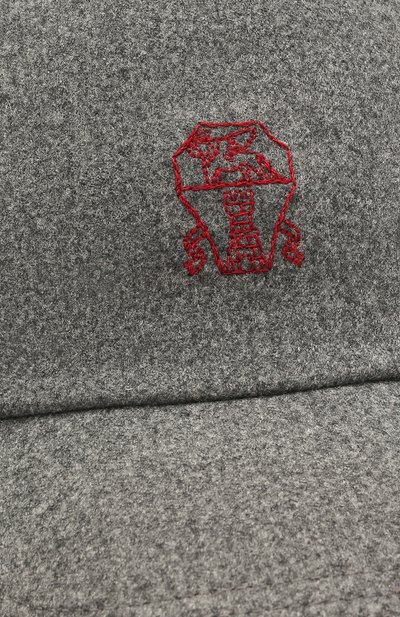 Шерстяная бейсболка BRUNELLO CUCINELLI, арт. M038P9985, фото 4