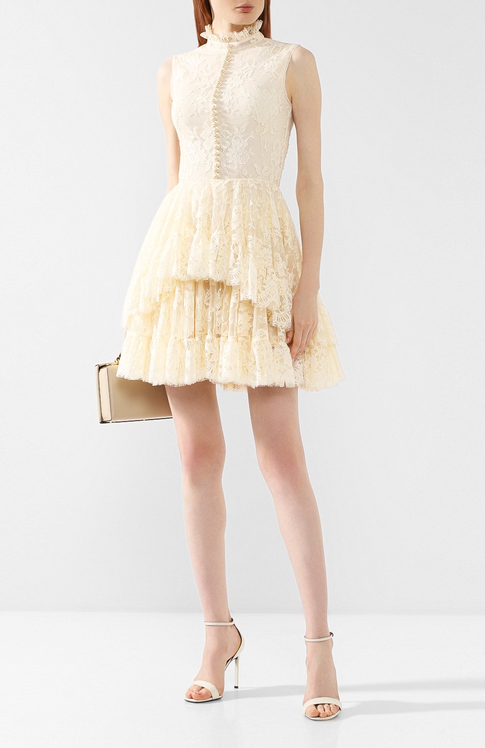 Кружевное платье ALEXANDER MCQUEEN, арт. 558786/QME38, фото 2