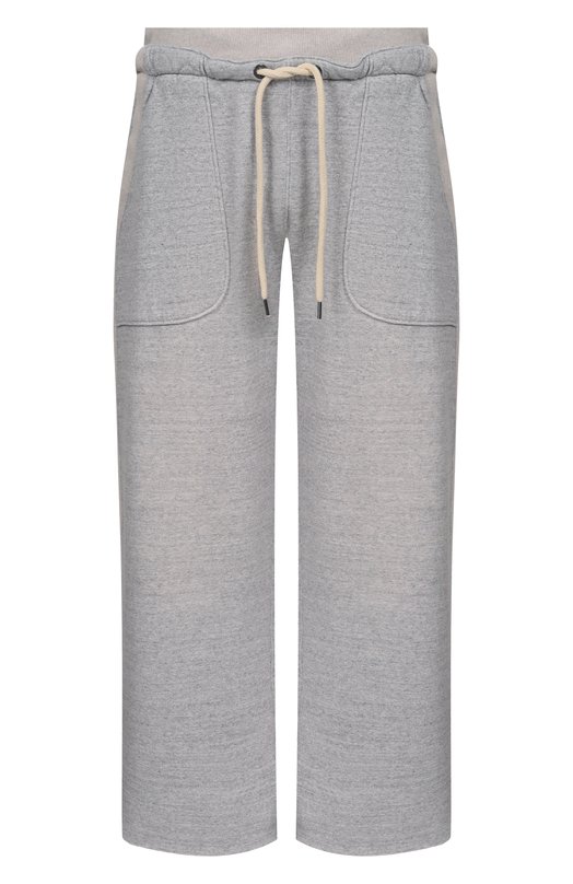 Хлопковые брюки R13 R13WK334-001BH Серый R13WK334-001BH