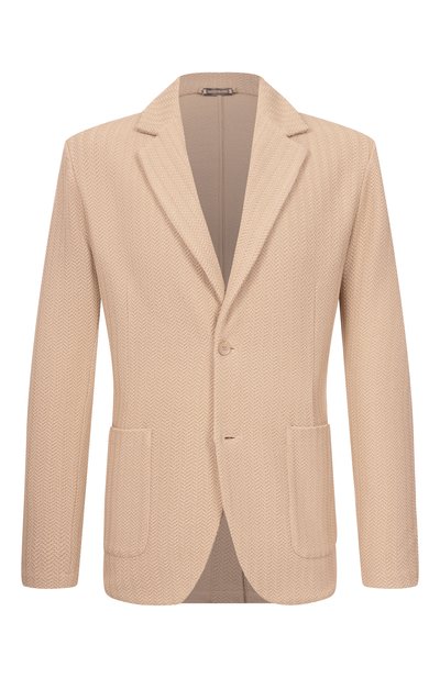 Мужской пиджак из шелка и хлопка STEFANO RICCI, арт. K616442J02/F26111_003