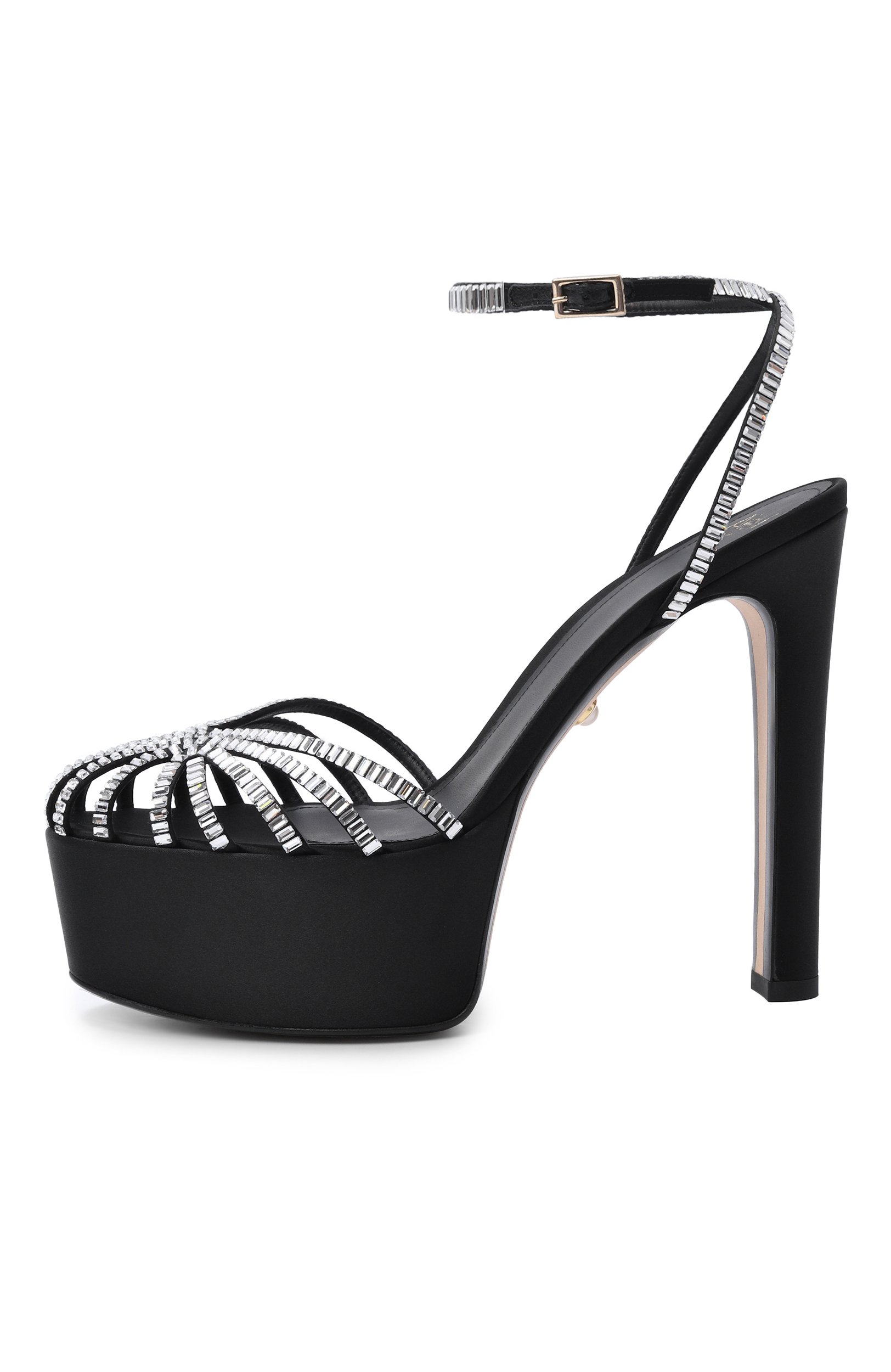 Атласные босоножки eva xtal 135 ALEVI MILANO, арт. L27WL002.Z.0222997/SATIN, фото 4