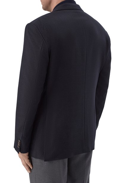 Шерстяной пиджак CORNELIANI темно-синего цвета по цене 116500 руб., арт. 286018/2A16527, фото 4 Шерстяной пиджак CORNELIANI, арт. 286018/2A16527, фото 4
