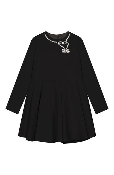 Платье с отделкой стразами ELISABETTA FRANCHI LA MIA BAMBINA, арт. EFAB6790/GA022