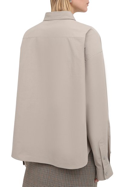 Хлопковая рубашка BALENCIAGA, арт. 583895/TJM08, фото 4