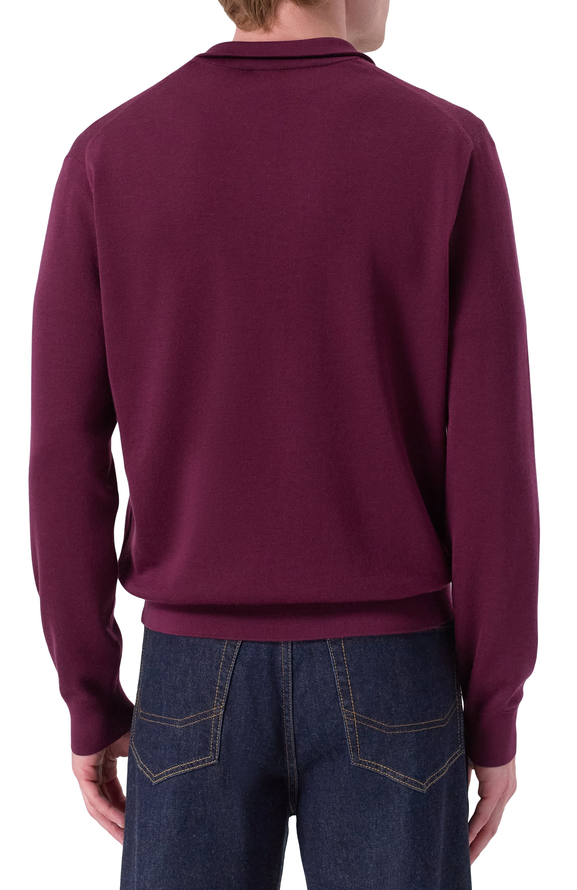 Кашемировый джемпер STEFANO RICCI бордового цвета по цене 321000 руб., арт. W505003L24/W25303, фото 4 Кашемировый джемпер STEFANO RICCI, арт. W505003L24/W25303, фото 4