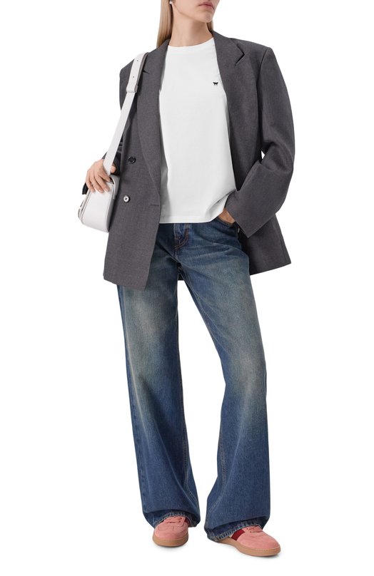 Хлопковая футболка Weekend Max Mara VENAC0 Белый  VENAC0 Фото 2