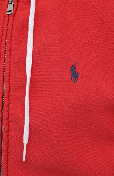 Хлопковая толстовка POLO RALPH LAUREN красного цвета по цене 19150 руб., арт. 211794396, фото 5 Хлопковая толстовка POLO RALPH LAUREN, арт. 211794396, фото 5