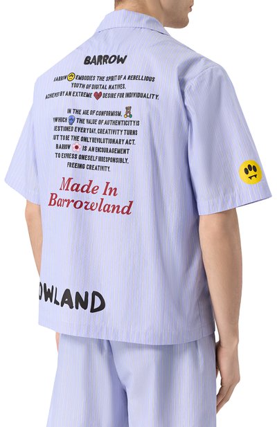 Хлопковая рубашка BARROW, арт. S5BWMASI061, фото 4