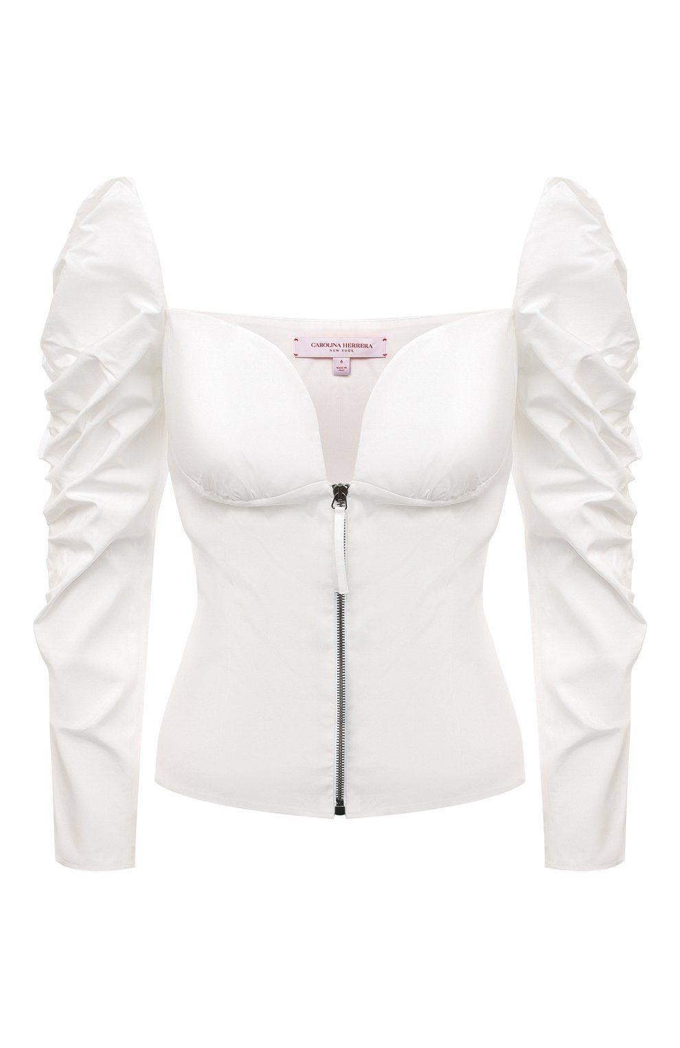 Хлопковая блузка CAROLINA HERRERA, арт. R2211N213SCT, фото 1