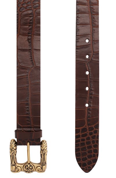 Кожаный ремень SAINT LAURENT, арт. 529816/06A0W, фото 2