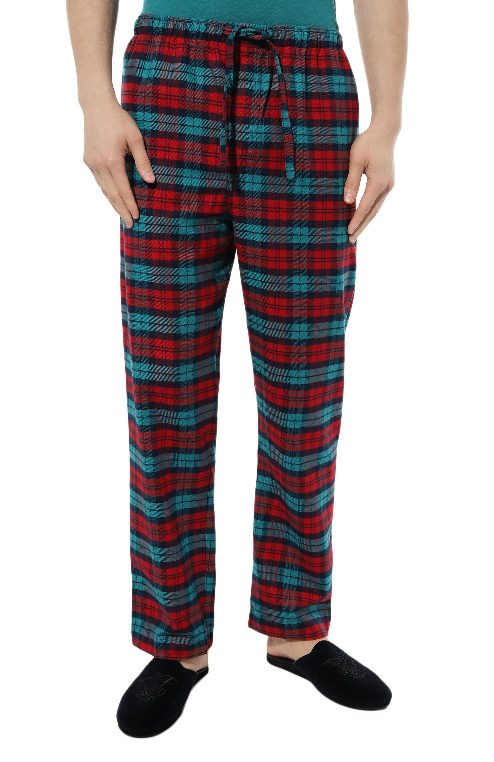 Хлопковые домашние брюки DEREK ROSE, арт. 3564-KELB026, фото 3