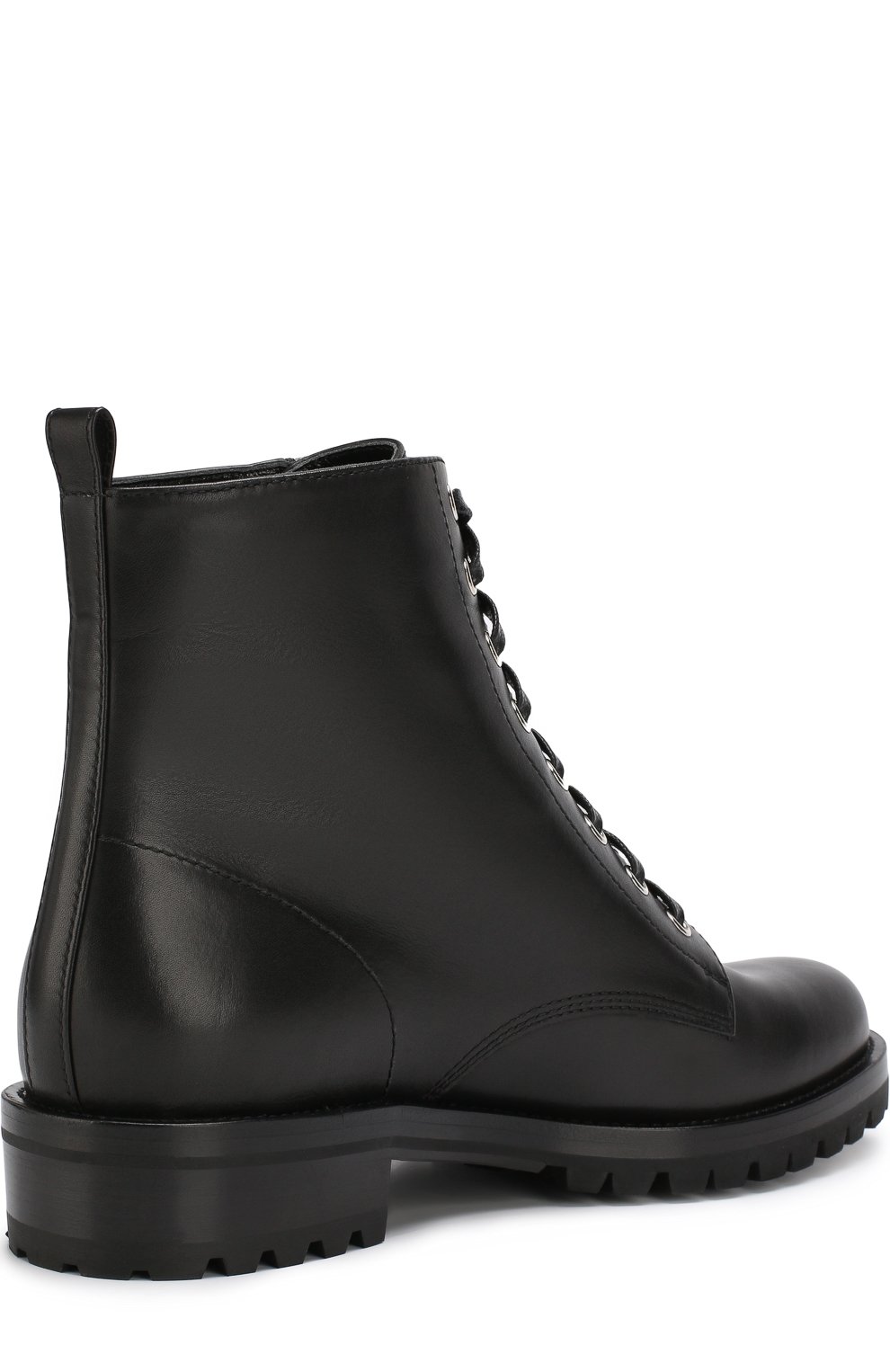 Кожаные ботинки на шнуровке с молнией GIANVITO ROSSI, арт. G70695.20CU0.VIPNER0, фото 4