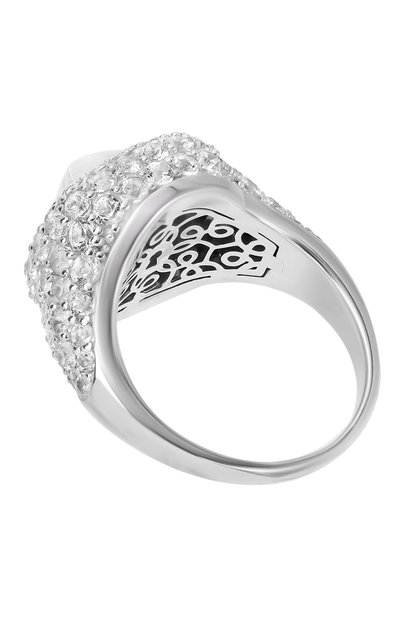 Кольцо-печатка SECRETS JEWELRY серебряного цвета по цене 33900 руб., арт. ПЛККС914, фото 3 Кольцо-печатка SECRETS JEWELRY, арт. ПЛККС914, фото 3