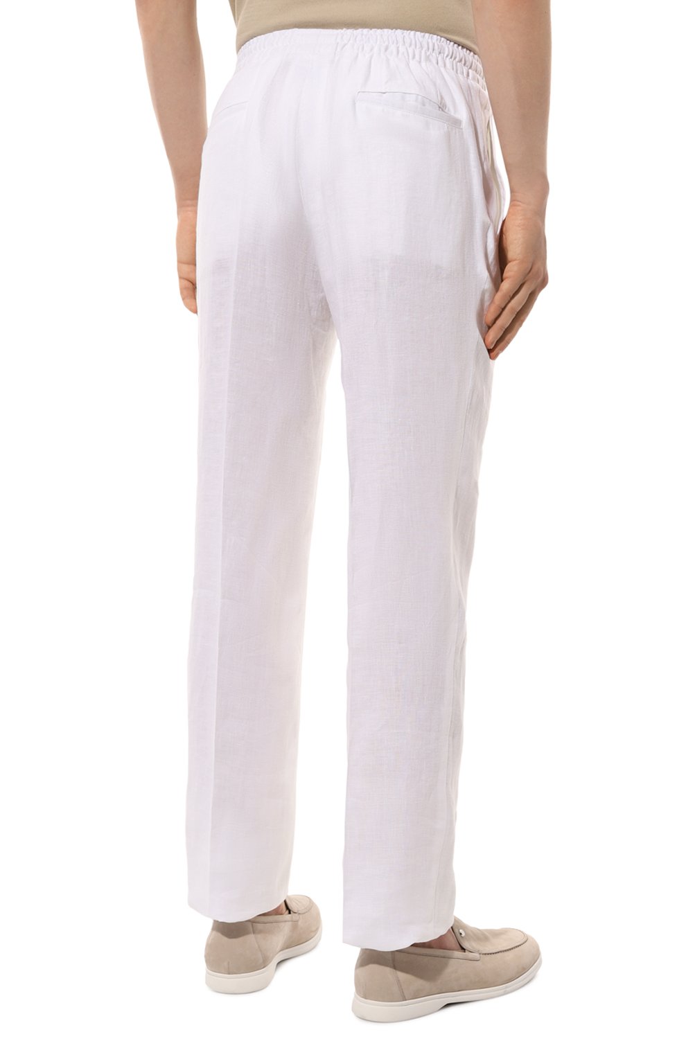 Льняные брюки KITON, арт. UPN01H08838, фото 4