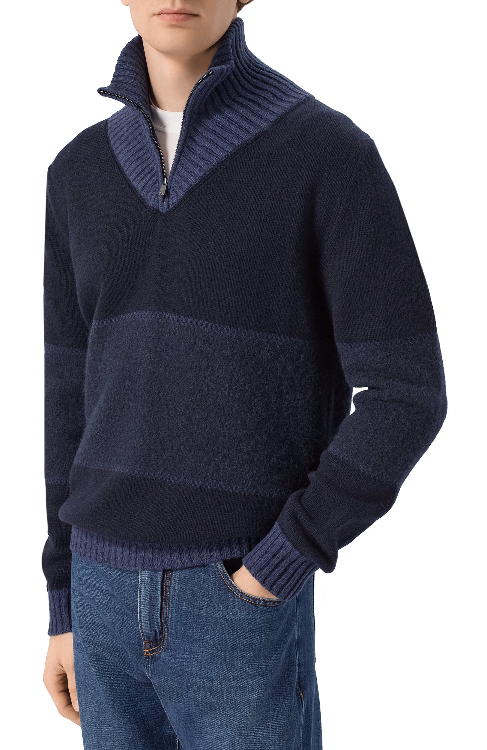 Свитер из кашемира и шерсти CORNELIANI, арт. 28M554/2A25116, фото 3