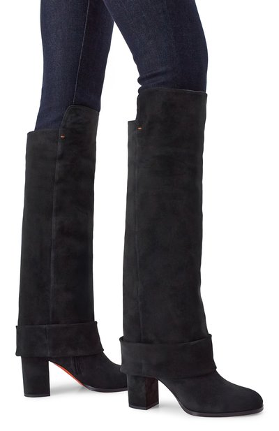 Замшевые сапоги SANTONI, арт. WSNG71934HI2NIES, фото 2