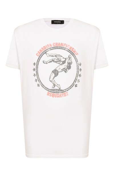 Мужская хлопковая футболка DSQUARED2, арт. S71GD1524/S22507