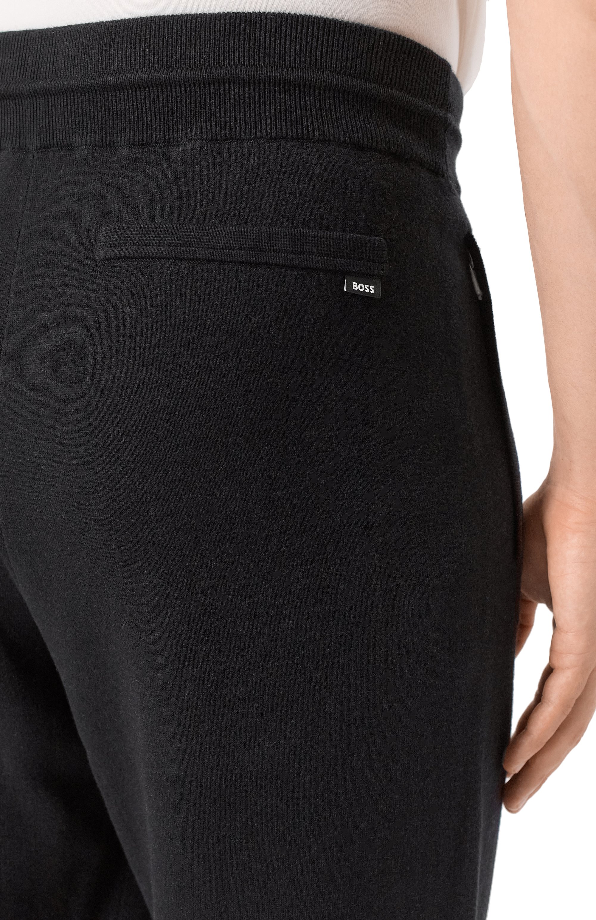 Джоггеры из хлопка и шерсти BOSS, арт. 50543154, фото 5
