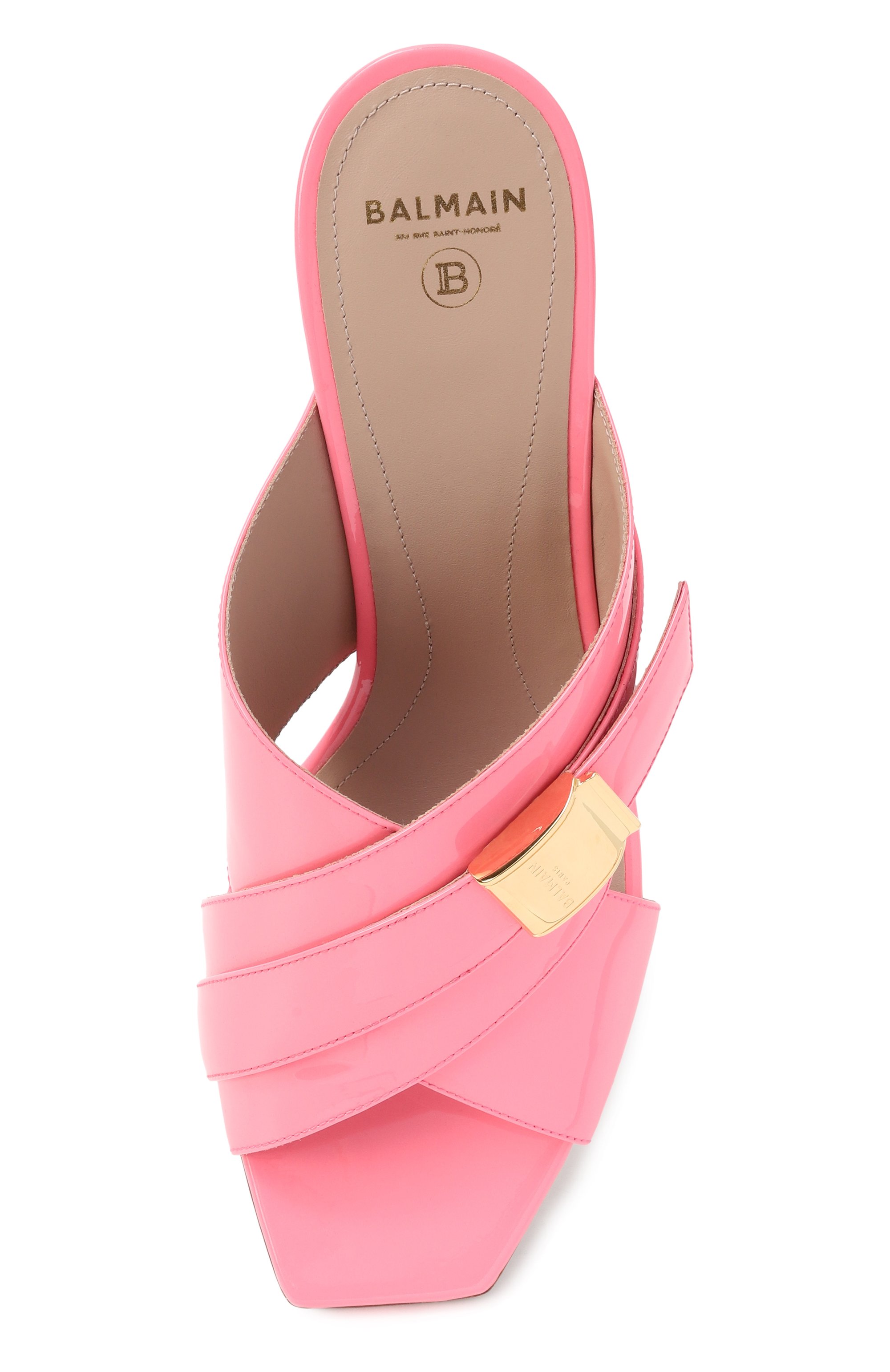 Лакированные мюли uma BALMAIN, арт. CN1UR978/LPAT, фото 6