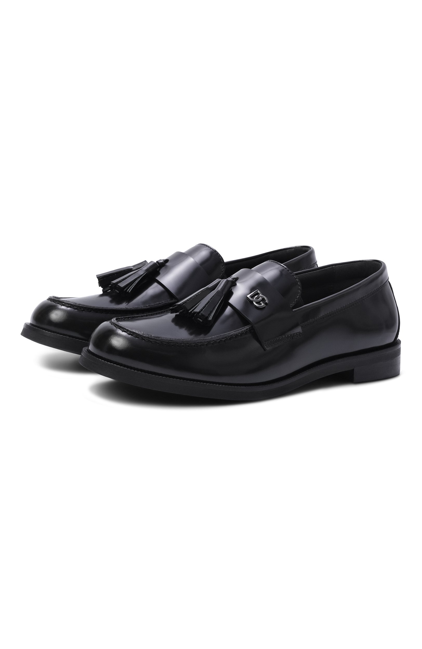 Кожаные лоферы DOLCE & GABBANA, арт. DA5363/A3L81_001, фото 1