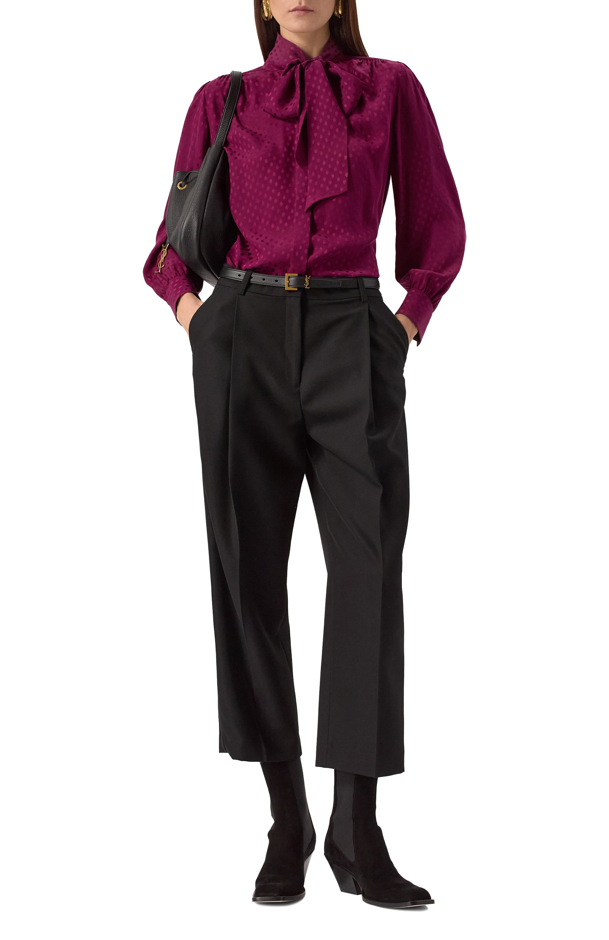 Шелковая блузка CHLOÉ, арт. CHC25SHT02315, фото 2