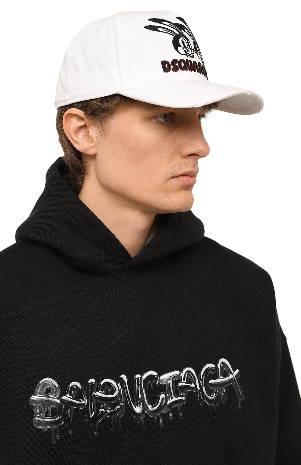 Хлопковая бейсболка DSQUARED2, арт. BCM0670 05C00001, фото 2
