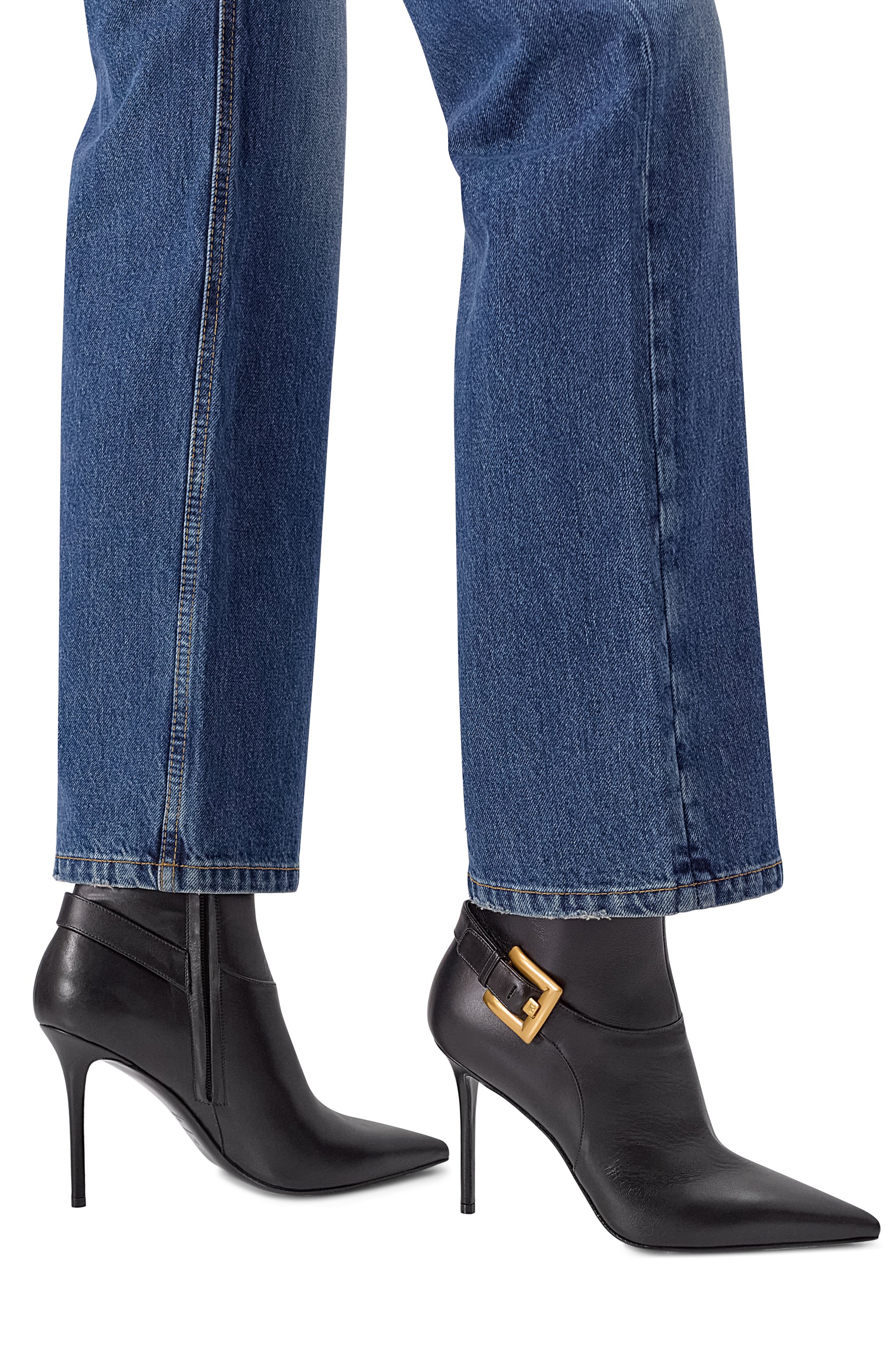 Кожаные ботильоны anthem 95 BALMAIN, арт. GN4TE223/LVIT, фото 2