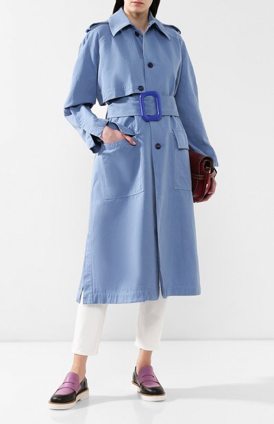 Плащ из смеси хлопка и льна ACNE STUDIOS, арт. A90111, фото 2