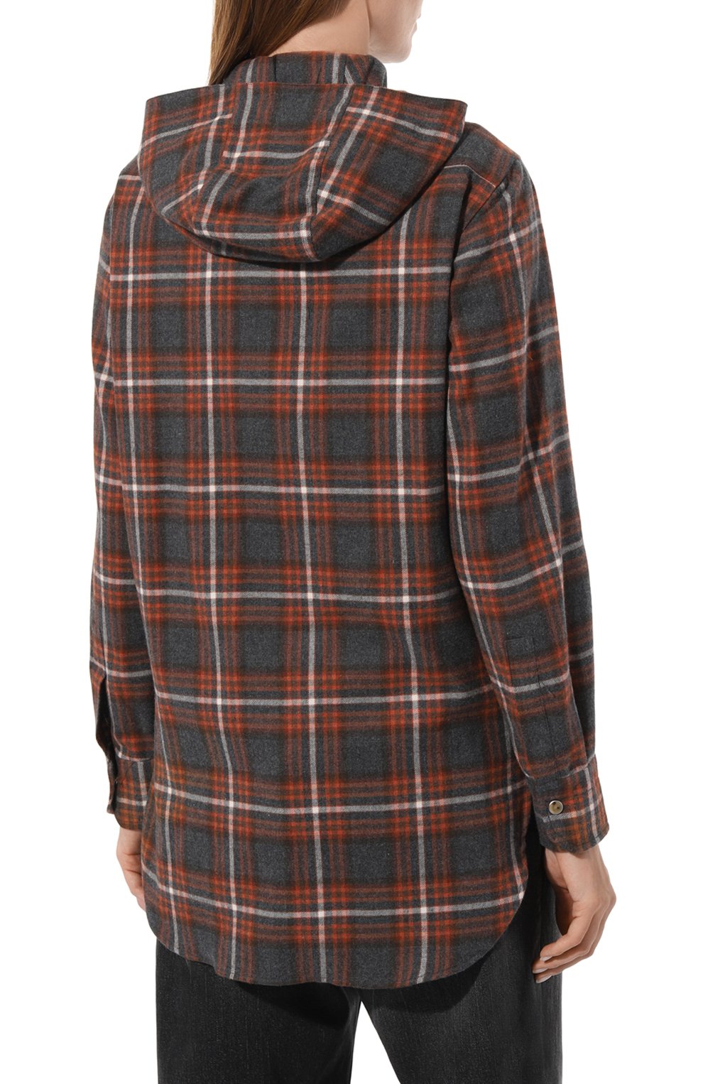 Хлопковая рубашка KITON, арт. D54435H07486, фото 4