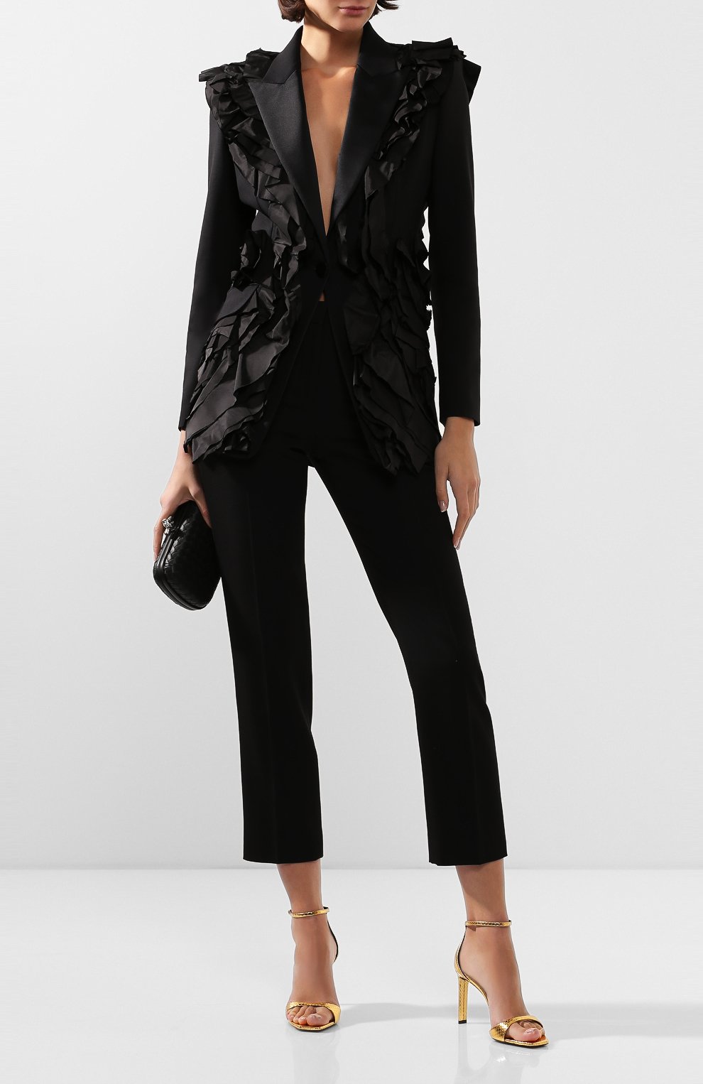 Жакет из шерсти и шелка ALEXANDER MCQUEEN, арт. 605410/QJAAA, фото 2