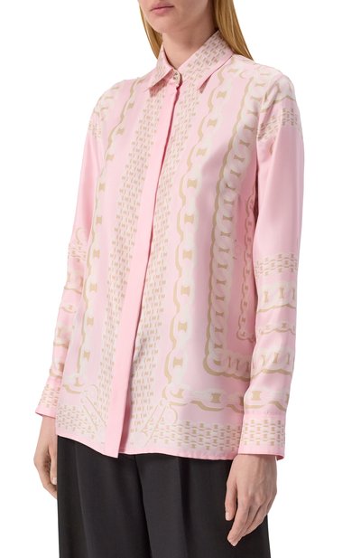 Шелковая рубашка VERSACE, арт. 1001360/1A13638, фото 3