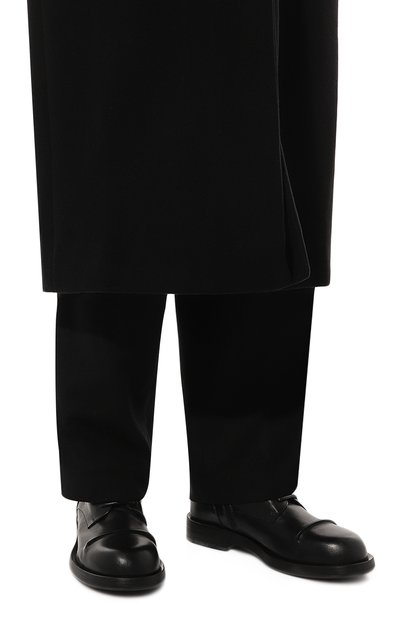 Кожаные ботинки gillian pintuck ANN DEMEULEMEESTER, арт. 2402-M-C15-LT049-099, фото 3