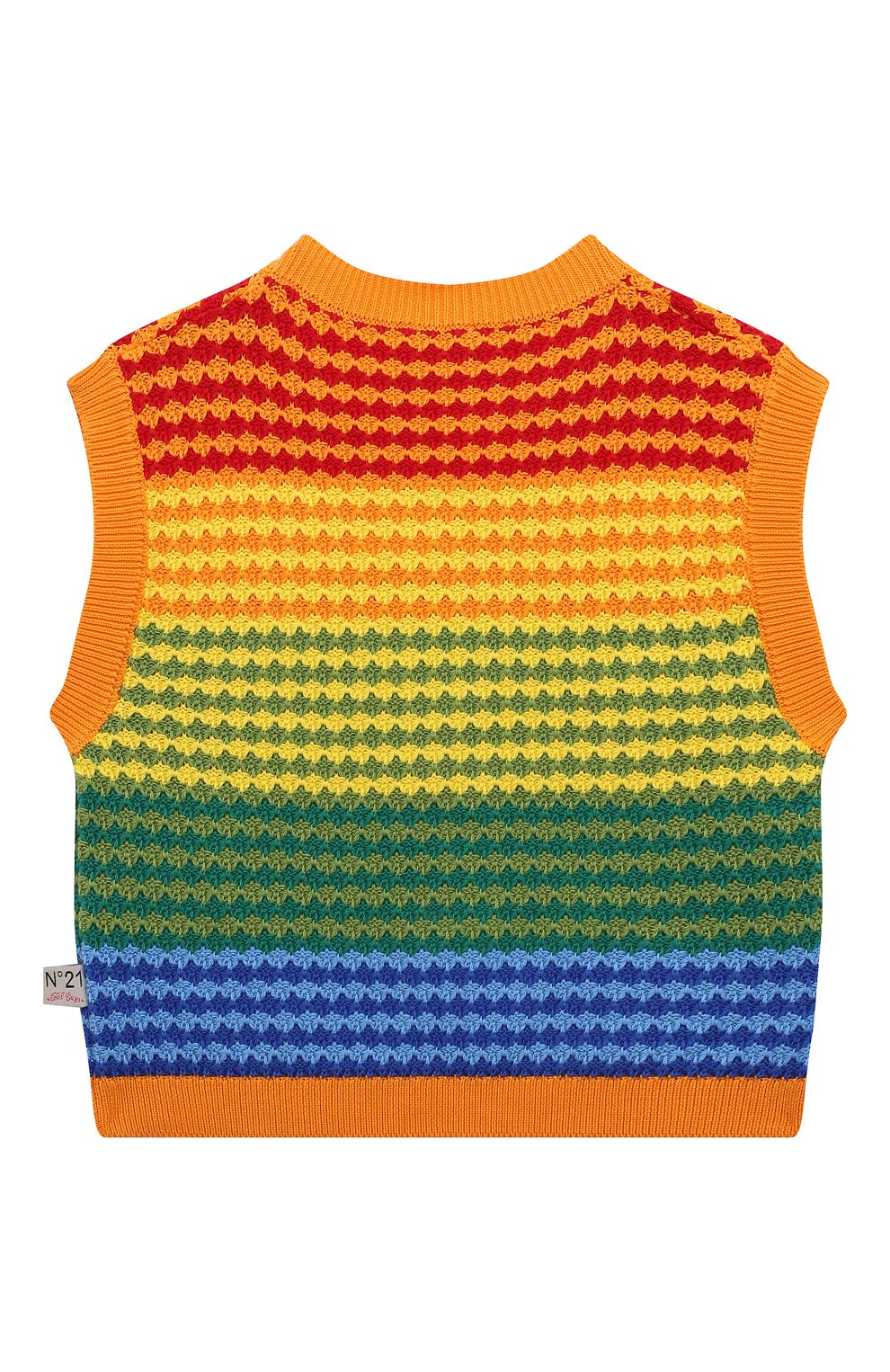 Хлопковый жилет N21 разноцветного цвета по цене 16300 руб., арт. N21857/N0334, фото 2 Хлопковый жилет N21, арт. N21857/N0334, фото 2