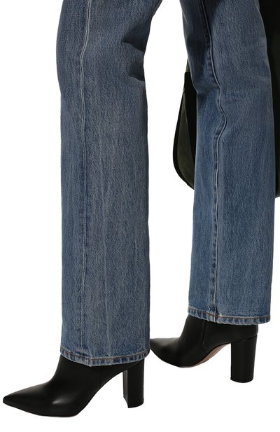 Кожаные ботильоны piper 85 GIANVITO ROSSI черного цвета по цене 120000 руб., арт. G70399.85RIC.VGINER0, фото 3 Кожаные ботильоны piper 85 GIANVITO ROSSI, арт. G70399.85RIC.VGINER0, фото 3