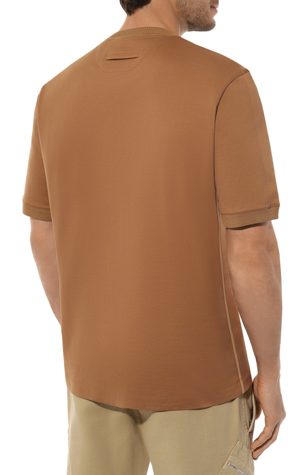 Хлопковая футболка ZEGNA, арт. UD379A7/D715, фото 4