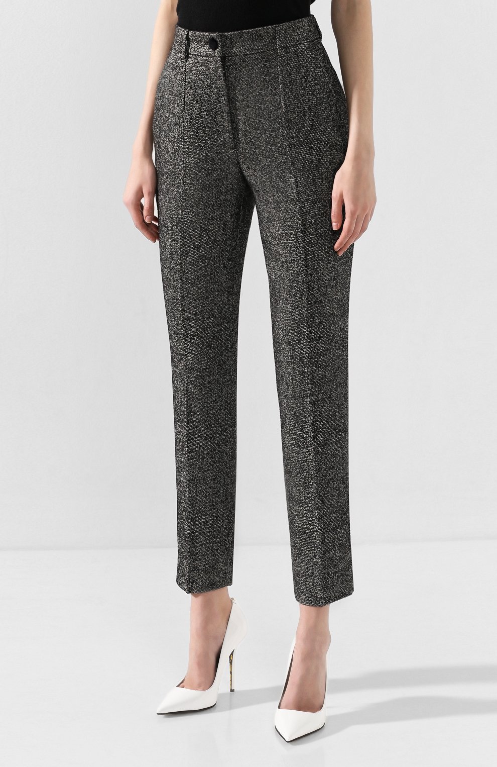 Шерстяные брюки DOLCE & GABBANA, арт. FTAM2T/FMRAX, фото 3