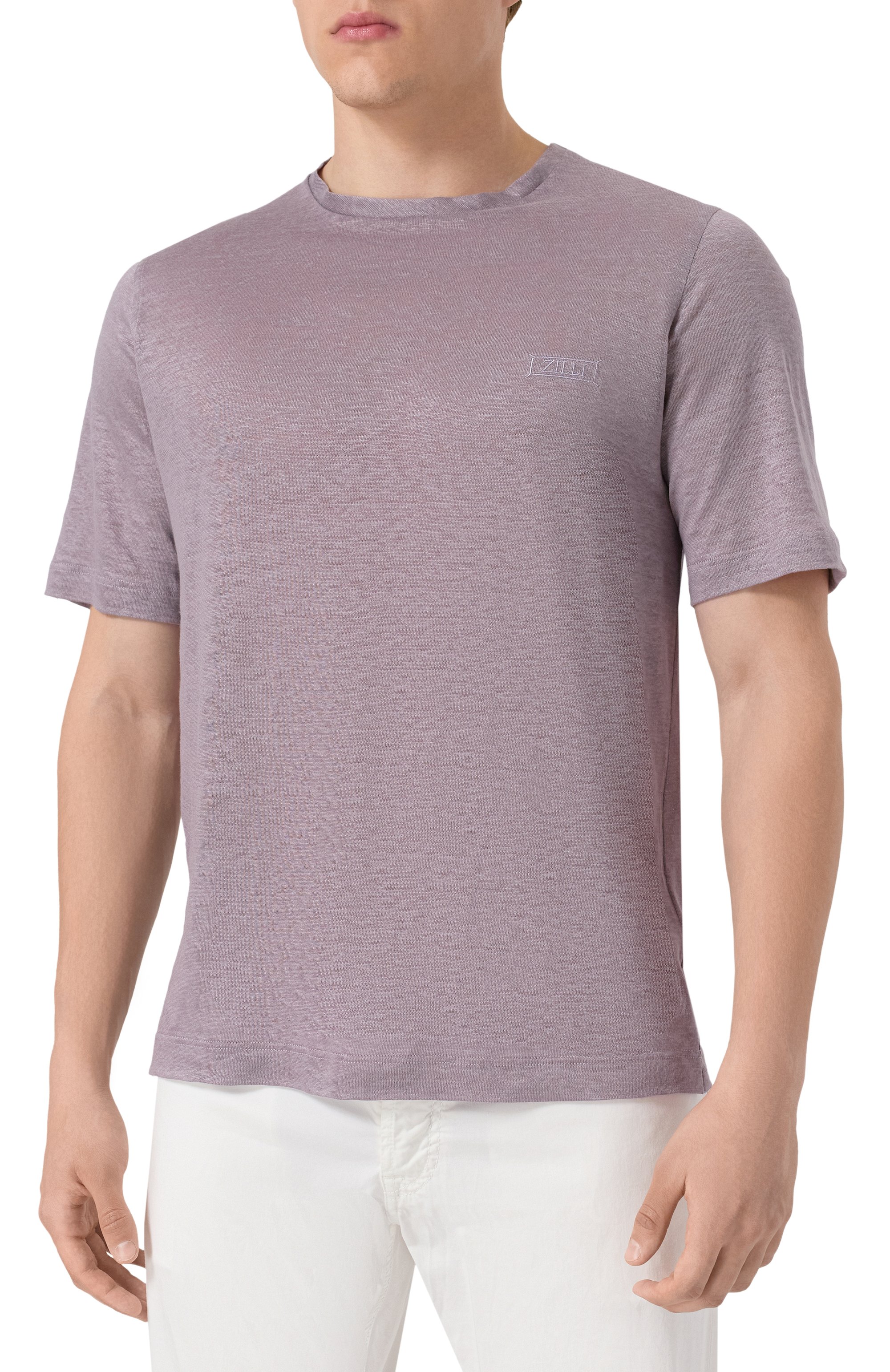 Льняная футболка ZILLI, арт. TSR02AM0800VNI000, фото 3