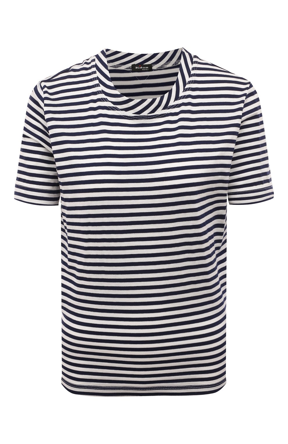 Футболка из хлопка и шелка KITON, арт. D53450K0983B, фото 1