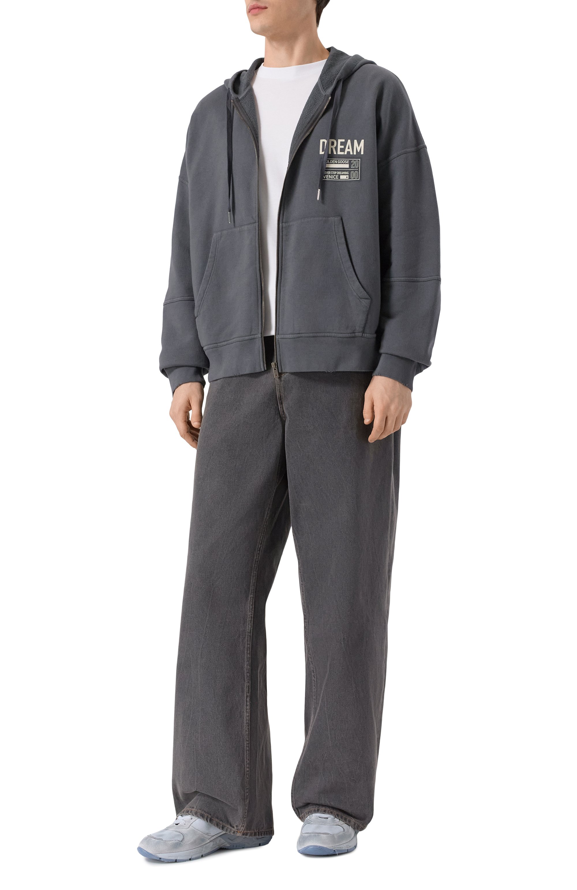 Комбинированные кроссовки dad-star GOLDEN GOOSE DELUXE BRAND, арт. GMF00884.F007246, фото 2