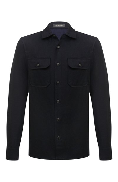 Мужская шерстяная рубашка CAPOBIANCO, арт. 17M501.FL00.